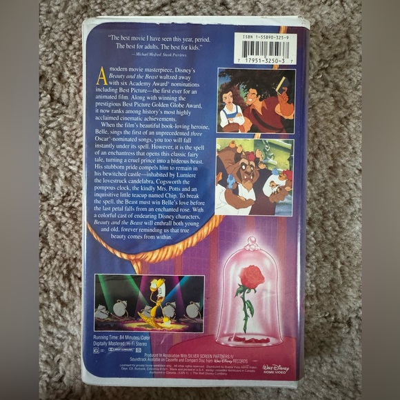 BLACK DIAMOND BEAUTY AND THE BEAST VHS - Picture 2 of 3